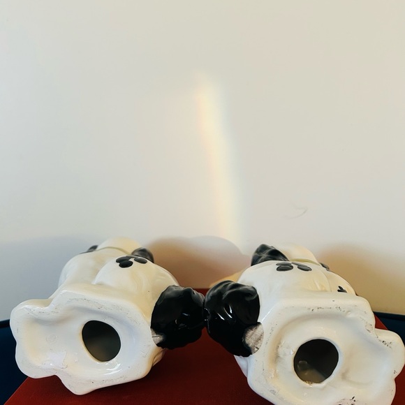 A Set of 2 Elegant Vintage-Style Staffordshire Dog Figurines | Collectibles | - Picture 7 of 7